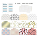 12 Letter Style Envelope Packs
